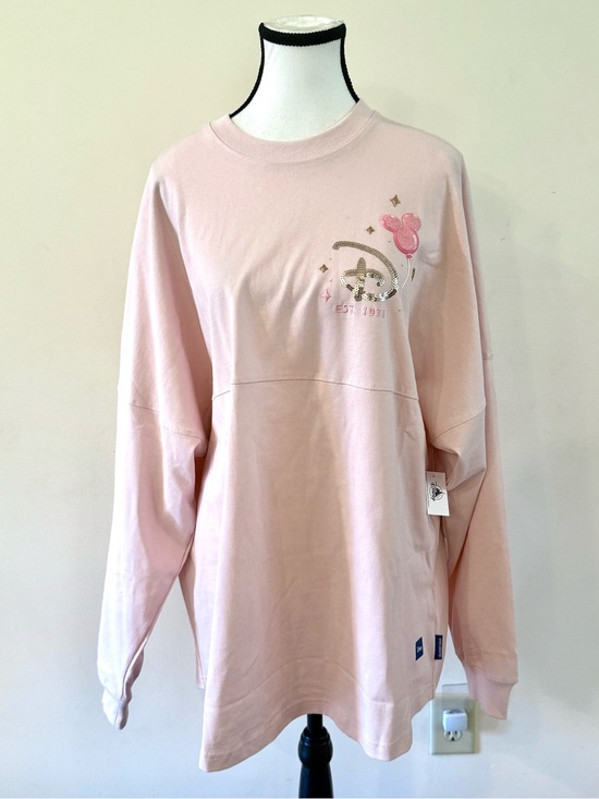Disney Tops - Disney Parks Pink Balloon Mickey Spirit Jersey Size Large